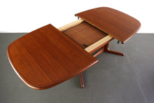 Load image into Gallery viewer, Large Extending Teak Dining / Conference Table with Leaves by Dyrlund, Denmark-ABT Modern