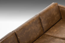 Load image into Gallery viewer, Long 3 Seater Sofa by Milo Baughman in Vegan Leather Set on a Chrome Cantilever Base, c. 1970s-ABT Modern