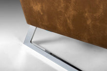 Load image into Gallery viewer, Long 3 Seater Sofa by Milo Baughman in Vegan Leather Set on a Chrome Cantilever Base, c. 1970s-ABT Modern