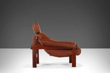 Load image into Gallery viewer, Lounge Chair & Ottoman Set in Distressed Leather and Patinad Rosewood by Percival Lafer-ABT Modern