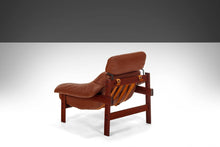 Load image into Gallery viewer, Lounge Chair & Ottoman Set in Distressed Leather and Patinad Rosewood by Percival Lafer-ABT Modern