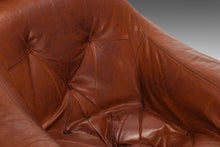 Load image into Gallery viewer, Lounge Chair & Ottoman Set in Distressed Leather and Patinad Rosewood by Percival Lafer-ABT Modern