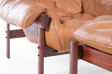 Load image into Gallery viewer, Lounge Chair & Ottoman Set in Leather and Rosewood by Percival Lafer-ABT Modern