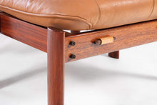 Load image into Gallery viewer, Lounge Chair & Ottoman Set in Leather and Rosewood by Percival Lafer-ABT Modern