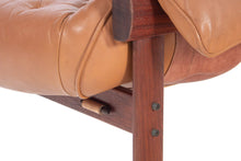 Load image into Gallery viewer, Lounge Chair & Ottoman Set in Leather and Rosewood by Percival Lafer-ABT Modern