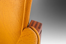 Load image into Gallery viewer, Lounge Chair in Walnut & Original Mustard Fabric in the Manner of Jens Risom, USA, c. 1960's-ABT Modern