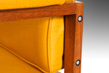 Load image into Gallery viewer, Lounge Chair in Walnut & Original Mustard Fabric in the Manner of Jens Risom, USA, c. 1960's-ABT Modern