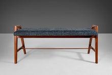 Load image into Gallery viewer, Made to Order / Custom Mid-Century Modern Style Long Piano Bench Paired Well with the Baldwin Acrosonic Piano-ABT Modern
