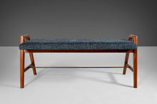 Load image into Gallery viewer, Made to Order / Custom Mid-Century Modern Style Long Piano Bench Paired Well with the Baldwin Acrosonic Piano-ABT Modern