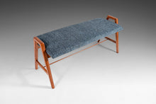 Load image into Gallery viewer, Made to Order / Custom Mid-Century Modern Style Long Piano Bench Paired Well with the Baldwin Acrosonic Piano-ABT Modern