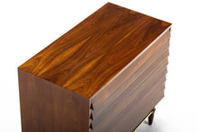 Load image into Gallery viewer, Merton Gershun for American of Martinsville Walnut Dresser with Brass Detailing-ABT Modern