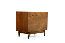 Load image into Gallery viewer, Merton Gershun for American of Martinsville Walnut Dresser with Brass Detailing-ABT Modern