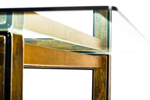 Load image into Gallery viewer, Mid Century Bernhard Rohne for Mastercraft Acid-Etched Brass Dining Table, c. 1970s-ABT Modern