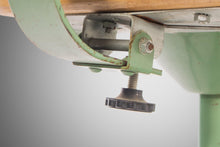 Load image into Gallery viewer, Mid Century Industrial Adjustable Metal Drafting Stool / Barstool by Adjusto Equipment, c. 1940s-ABT Modern