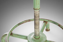 Load image into Gallery viewer, Mid Century Industrial Adjustable Metal Drafting Stool / Barstool by Adjusto Equipment, c. 1940s-ABT Modern