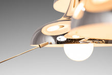Load image into Gallery viewer, Mid Century Modern 10-Light Chrome Trumpet Lamp Chandelier Attributed to Reggiani by Sciolari, c. 1970's-ABT Modern