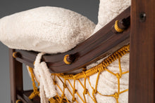 Load image into Gallery viewer, Mid Century Modern 'Amazonas' Lounge Chair in Rosewood & Bouclé by Jean Gillon for Italma, Brazil, c. 1970s-ABT Modern