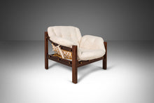 Load image into Gallery viewer, Mid Century Modern 'Amazonas' Lounge Chair in Rosewood & Bouclé by Jean Gillon for Italma, Brazil, c. 1970s-ABT Modern