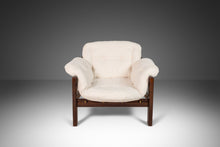 Load image into Gallery viewer, Mid Century Modern 'Amazonas' Lounge Chair in Rosewood & Bouclé by Jean Gillon for Italma, Brazil, c. 1970s-ABT Modern