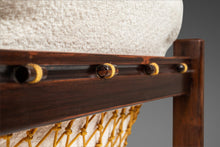 Load image into Gallery viewer, Mid Century Modern 'Amazonas' Lounge Chair in Rosewood & Bouclé by Jean Gillon for Italma, Brazil, c. 1970s-ABT Modern