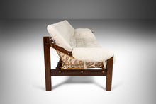 Load image into Gallery viewer, Mid Century Modern 'Amazonas' Sofa in Rosewood & Bouclé by Jean Gillon for Italma, Brazil, c. 1970s-ABT Modern