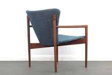 Load image into Gallery viewer, Mid Century Modern Angular Arm Chair in Deep Walnut attributed to Jens Risom-ABT Modern
