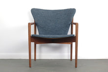 Load image into Gallery viewer, Mid Century Modern Angular Arm Chair in Deep Walnut attributed to Jens Risom-ABT Modern