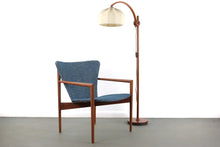 Load image into Gallery viewer, Mid Century Modern Angular Arm Chair in Deep Walnut attributed to Jens Risom-ABT Modern