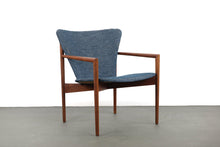 Load image into Gallery viewer, Mid Century Modern Angular Arm Chair in Deep Walnut attributed to Jens Risom-ABT Modern