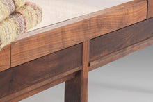 Load image into Gallery viewer, Mid Century Modern Arthur Umanoff Walnut Bench / Modular Sofa with Table for Madison Furniture, 1950s-ABT Modern