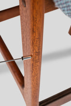 Load image into Gallery viewer, Mid Century Modern Bar Stool in Solid Teak by Benny Linden, c.1970s-ABT Modern
