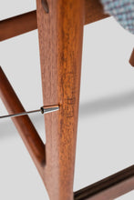 Load image into Gallery viewer, Mid Century Modern Bar Stool in Solid Teak by Benny Linden, c.1970s-ABT Modern