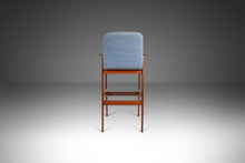 Load image into Gallery viewer, Mid Century Modern Bar Stool in Solid Teak by Benny Linden, c.1970s-ABT Modern