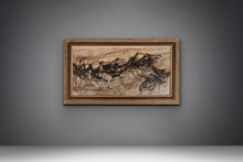 Load image into Gallery viewer, Mid Century Modern "Birds" Oil on Canvas Painting, Unsigned, c. 1960s-ABT Modern