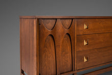 Load image into Gallery viewer, Mid Century Modern Brasilia Buffet Credenza in Walnut by Broyhill, USA, c. 1960s-ABT Modern