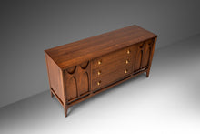 Load image into Gallery viewer, Mid Century Modern Brasilia Buffet Credenza in Walnut by Broyhill, USA, c. 1960s-ABT Modern