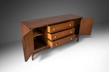 Load image into Gallery viewer, Mid Century Modern Brasilia Buffet Credenza in Walnut by Broyhill, USA, c. 1960s-ABT Modern