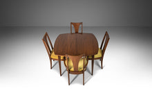 Load image into Gallery viewer, Mid Century Modern Brasilia Dining Set w/ Four Chairs & Dining Table by Broyhill, USA, c. 1960s-ABT Modern