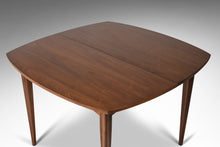 Load image into Gallery viewer, Mid Century Modern Brasilia Extension Dining Table in Walnut by Broyhill, USA, c. 1960s-ABT Modern