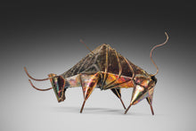 Load image into Gallery viewer, Mid Century Modern / Brutalist Torch Cut Metal Bull Sculpture, USA, c. 1960's-ABT Modern
