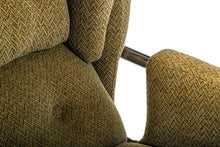 Load image into Gallery viewer, Mid Century Modern Chrome-Tubed Lounge Chair in Original Fabric-ABT Modern