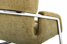 Load image into Gallery viewer, Mid Century Modern Chrome-Tubed Lounge Chair in Original Fabric-ABT Modern