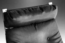 Load image into Gallery viewer, Mid Century Modern Chrome and Leather Lounge Chair with Matching Ottoman in the Manner of Westnofa, c. 1970's-ABT Modern