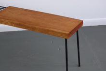 Load image into Gallery viewer, Mid Century Modern Coffee Table / Mud Room Bench in Butcher Block and Metal, c. 1960s-ABT Modern