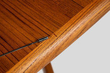 Load image into Gallery viewer, Mid Century Modern Danish Extension Dining Table in Teak, Denmark, c. 1970's-ABT Modern