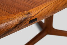 Load image into Gallery viewer, Mid Century Modern Danish Extension Dining Table in Teak, Denmark, c. 1970's-ABT Modern