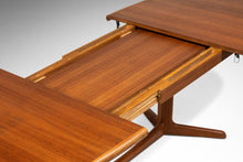 Load image into Gallery viewer, Mid Century Modern Danish Extension Dining Table in Teak, Denmark, c. 1970's-ABT Modern