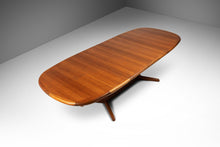 Load image into Gallery viewer, Mid Century Modern Danish Extension Dining Table in Teak, Denmark, c. 1970's-ABT Modern