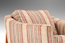 Load image into Gallery viewer, Mid Century Modern Danish Lounge Chair on Walnut Base with Gorgeous Back Detail, Denmark, c. 1960's-ABT Modern