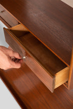 Load image into Gallery viewer, Mid Century Modern Danish-Styled Modular Tension Wall Unit in Walnut, USA, c. 1960s-ABT Modern